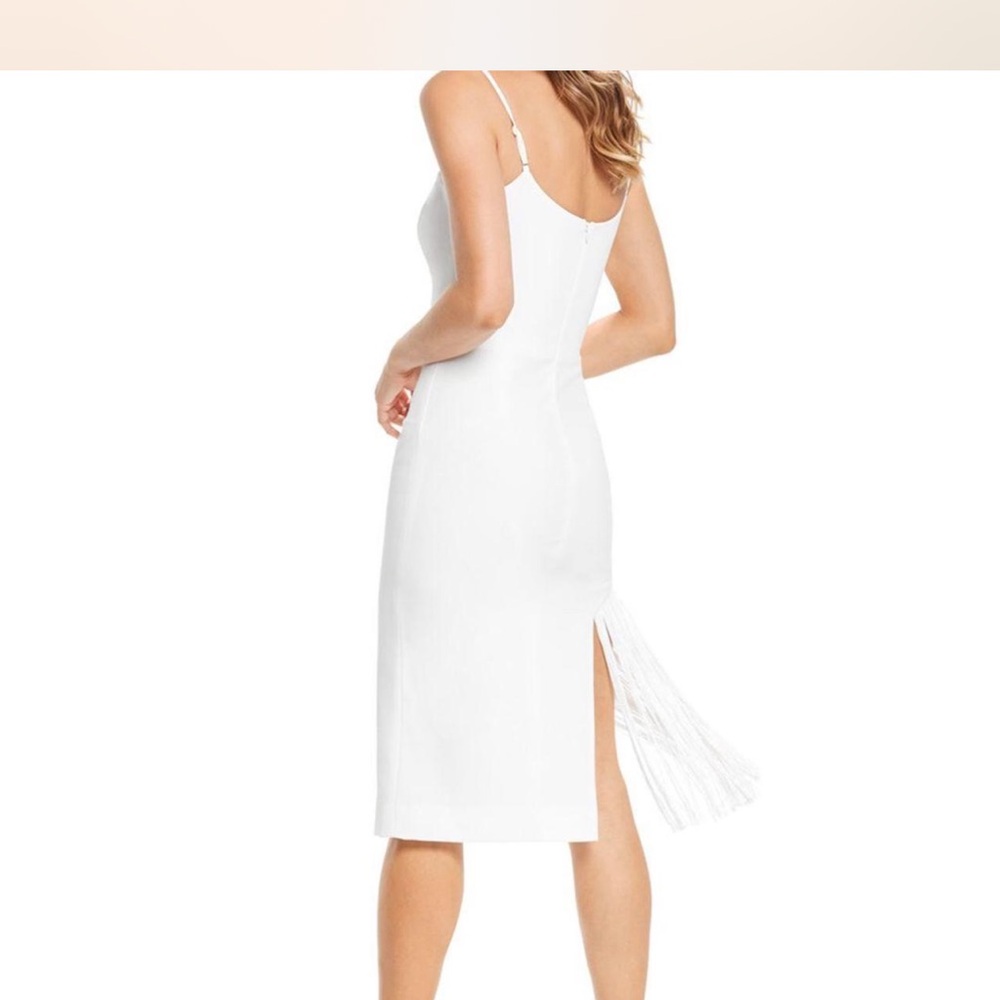 Rory Midi OFF white NWT SMALL Dress the Population$198.00 - Picture 3 of 13